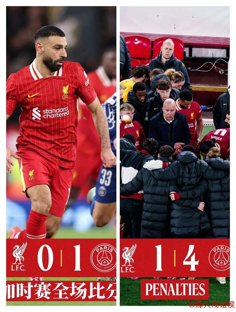 利物浦略占上风有望双杀巴黎 加时赛并非遥不可及