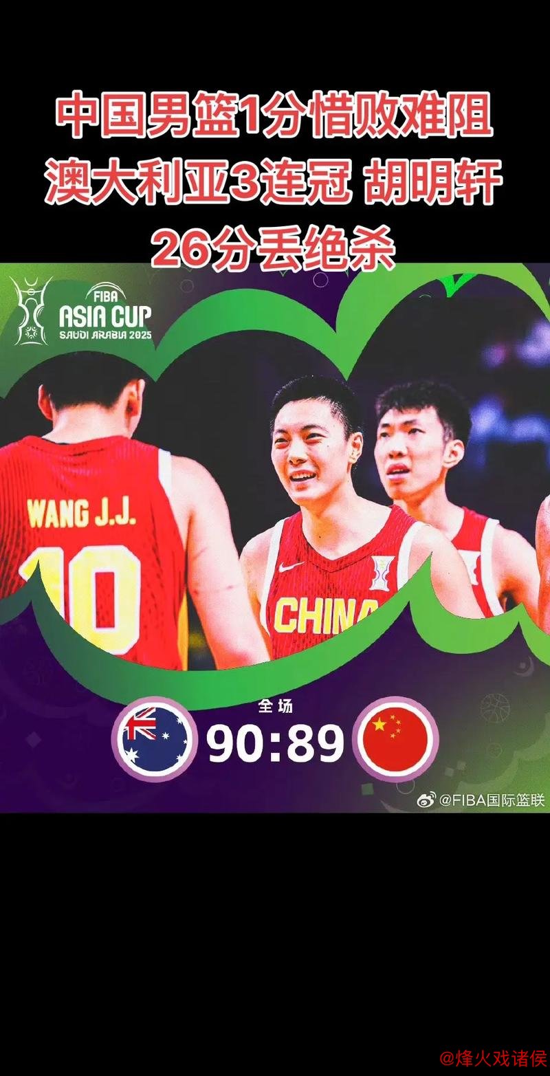 男篮亚洲杯夺冠概率:澳大利亚领跑,中国队位列第三 男篮亚洲杯夺冠概率:澳大利亚领跑,中国队位列第三