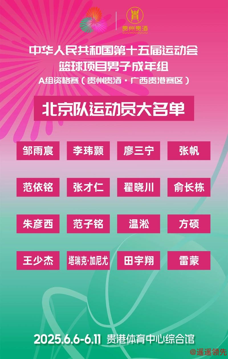 十五运会男篮成年组淘汰赛对阵出炉